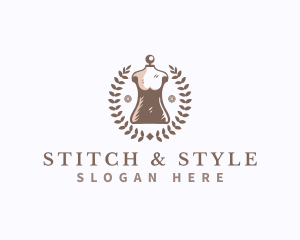 Dressmaker - Mannequin Tailor Dressmaker logo design