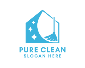 Housekeeping Clean Home logo design