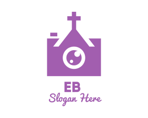Purple - Christian Church Photographer Camera logo design