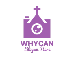 Violet - Christian Church Photographer Camera logo design