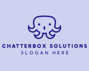 Talking - Aquatic Toy Octopus logo design