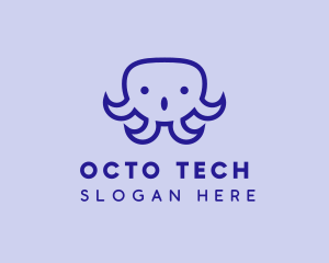 Aquatic Toy Octopus logo design