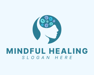 Psychiatrist - Human Head Mind logo design