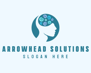 Human Head Mind logo design