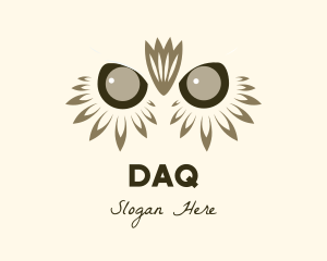Owl Feather Eyes  Logo