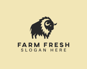 Wild Bison Farm logo design