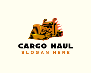 Truck Vehicle Freight logo design