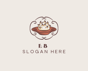 Cuisine - Baked Alaska Food Pastry logo design