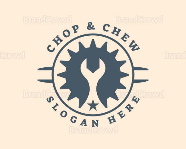 Industrial Cog Wrench Logo