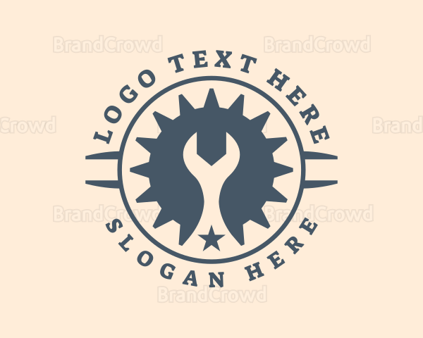 Industrial Cog Wrench Logo