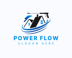 Sanitation Power Wash logo design