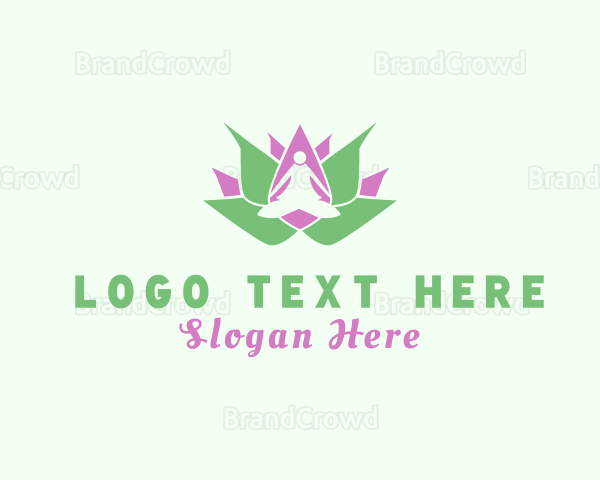 Meditation Yoga Wellness Logo