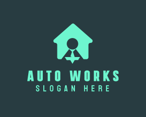 Work From Home logo design