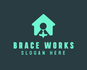 Work From Home logo design