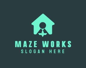 Work From Home logo design