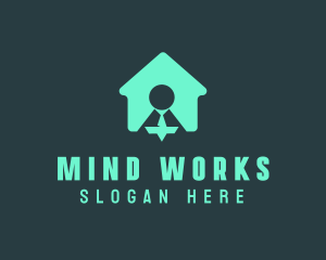 Work From Home logo design