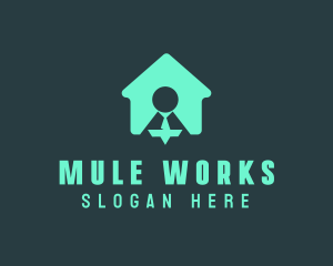 Work From Home logo design