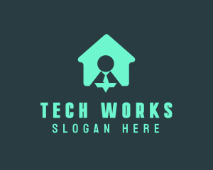 Work From Home logo design