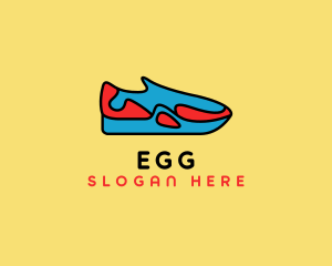 Shoe Cleaning - Sporty Sneaker Kicks logo design