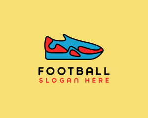 Canvas Shoe - Sporty Sneaker Kicks logo design