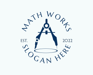 Math - Architecture Firm Compass logo design