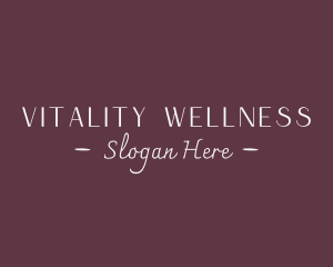 Professional Elegant Wellness logo design