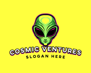 Alien - Alien Martian Gaming logo design