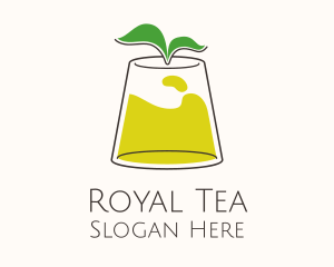 Lemonade Tea Glass logo design