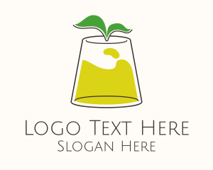 Extract - Lemonade Tea Glass logo design