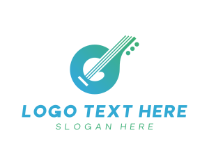 App - Modern Guitar App logo design