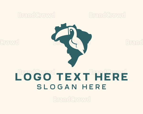 Brazil Toucan Bird Logo