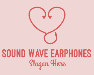 Earphones - Love Audio Earphones logo design