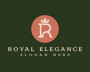 Premium Royal Crown logo design