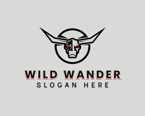 Wild Bull Horns logo design