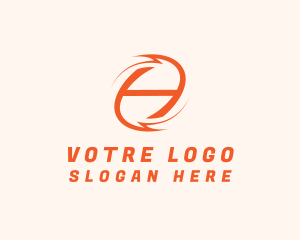 Charging - Electric Technician Letter A logo design
