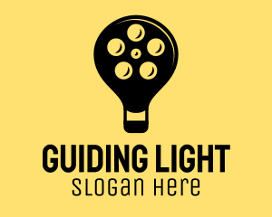 Film Idea Lightbulb logo design