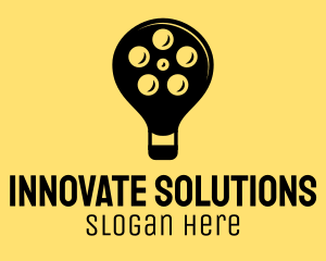 Idea - Film Idea Lightbulb logo design