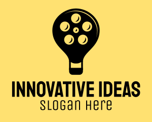 Film Idea Lightbulb logo design