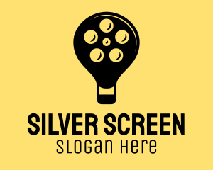 Film Production - Film Idea Lightbulb logo design