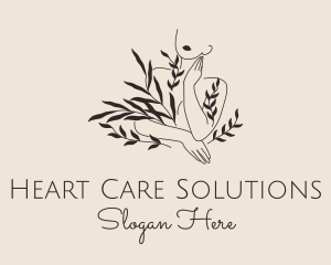 Woman Nature Skin Care logo design