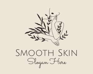 Woman Nature Skin Care logo design