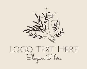 Herb - Woman Nature Skin Care logo design