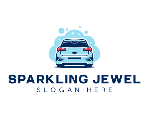 Car Wash Bubbles logo design