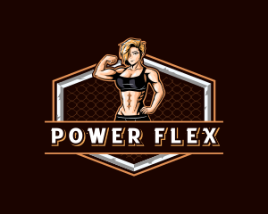 Strong Woman CrossFit logo design