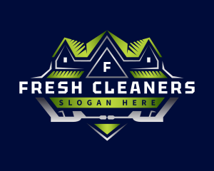 Pressure Washer Roof Cleaner logo design