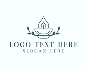 Wellness - Eco Candle Spa logo design