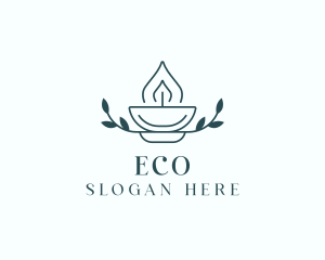 Eco Candle Spa logo design