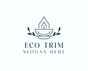 Eco Candle Spa logo design