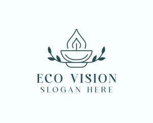 Eco Candle Spa logo design