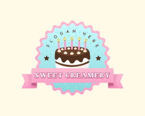 Birthday Cake Bakery logo design